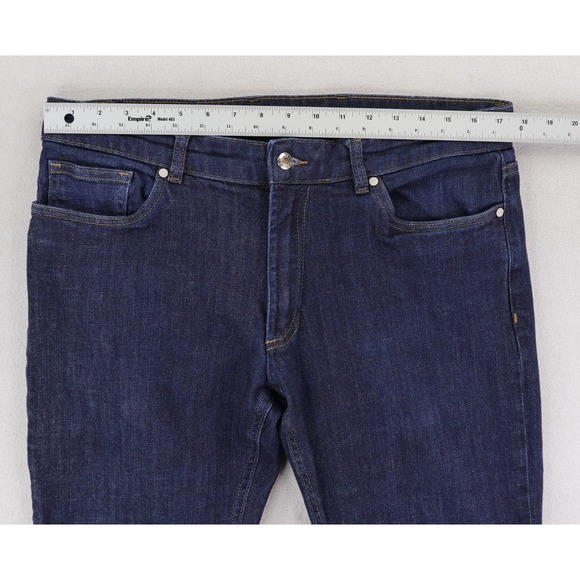 Peter Millar Jeans Mens 35x30 Blue Crown Crafted Vintage Washed 5 Pocket Denim - Picture 9 of 14